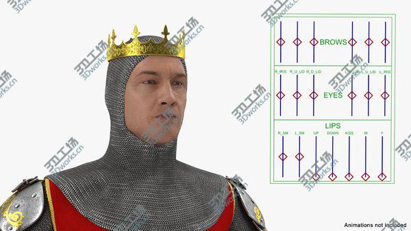 images/goods_img/20210312/3D Crusader Knight King Rigged/5.jpg